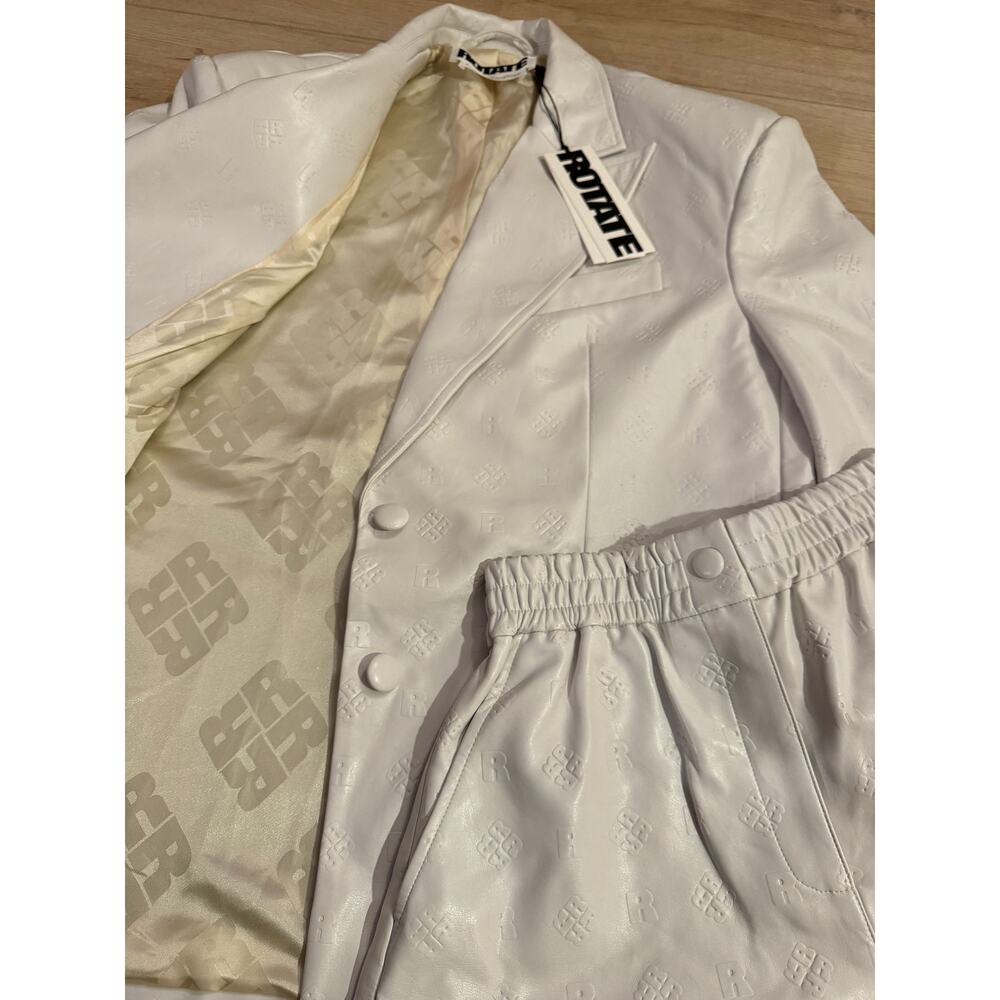ROTATE Birger Christensen Embossed Catherine Blazer & Belina Shorts SET - Picture 14 of 15